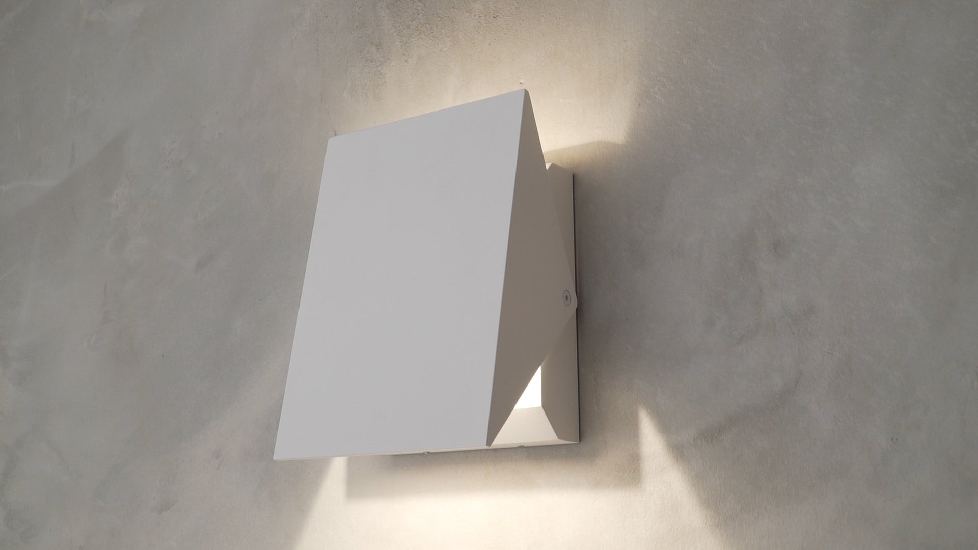 5 Inch Outdoor Wall Light – White