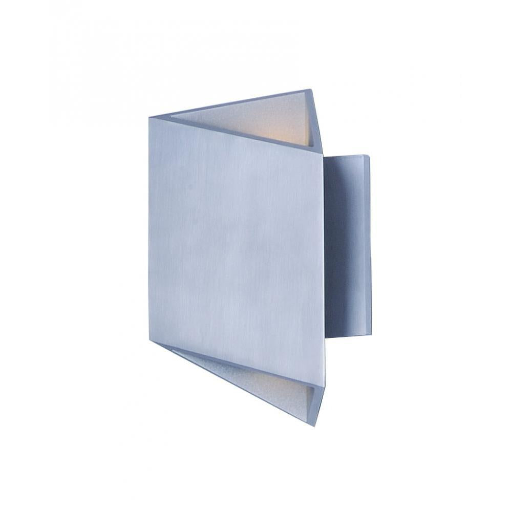 ET2 Lighting E41373-SA Alumilux: Facet LED Outdoor Wall Sconce