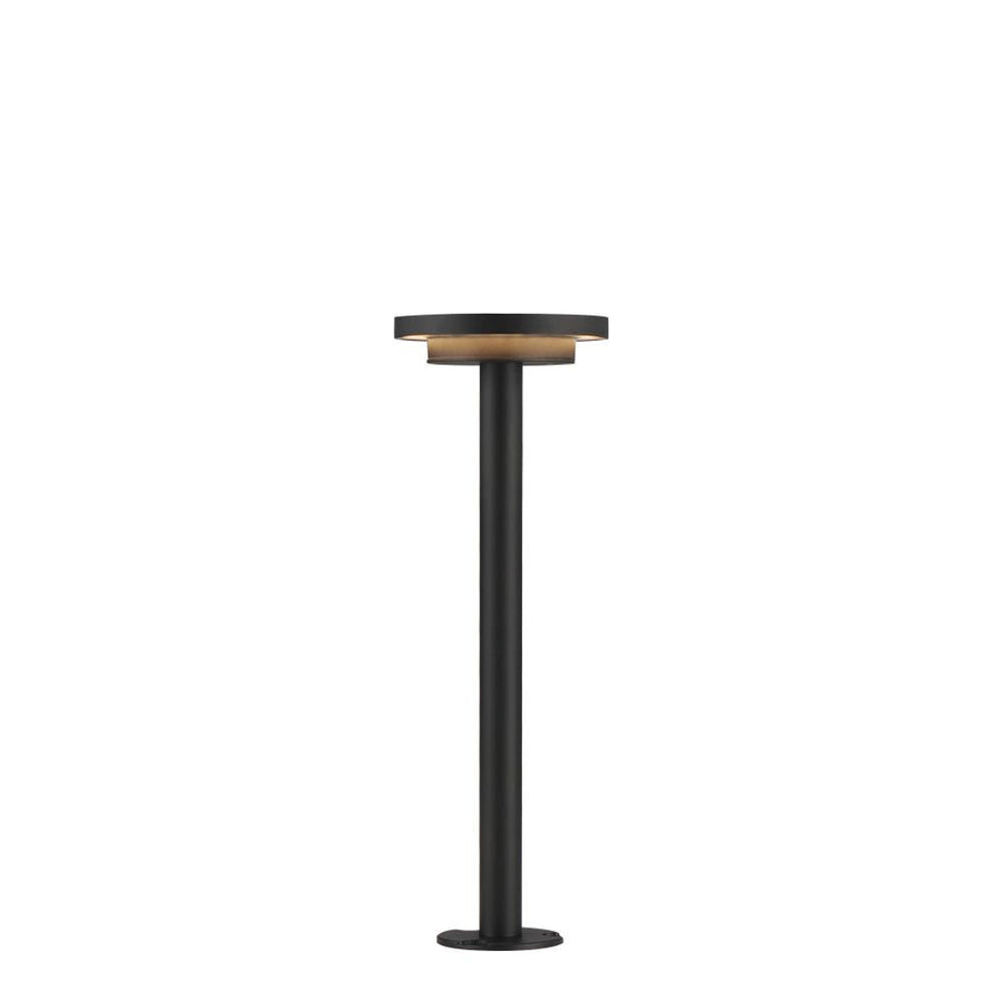 ET2 Lighting E41450-BK Alumilux: Bollard Dish Light W/ 16" Pole