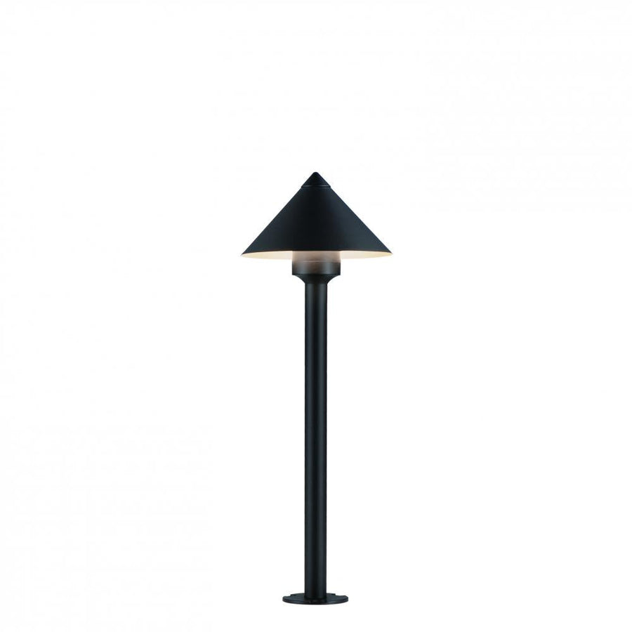 ET2 Lighting E41451-BK Alumilux: Bollard Cone Light W/ 16" Pole