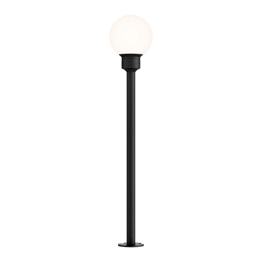 ET2 Lighting E41452-61BK-24 Alumilux: Bollard Globe Light W/ 24" Pole