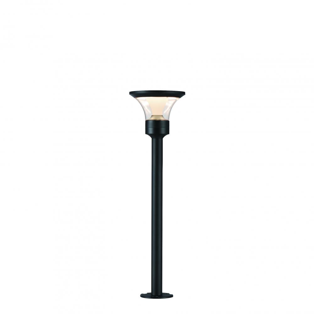 ET2 Lighting E41455-10BK Alumilux: Bollard Fountainhead Light W/ 16" Pole