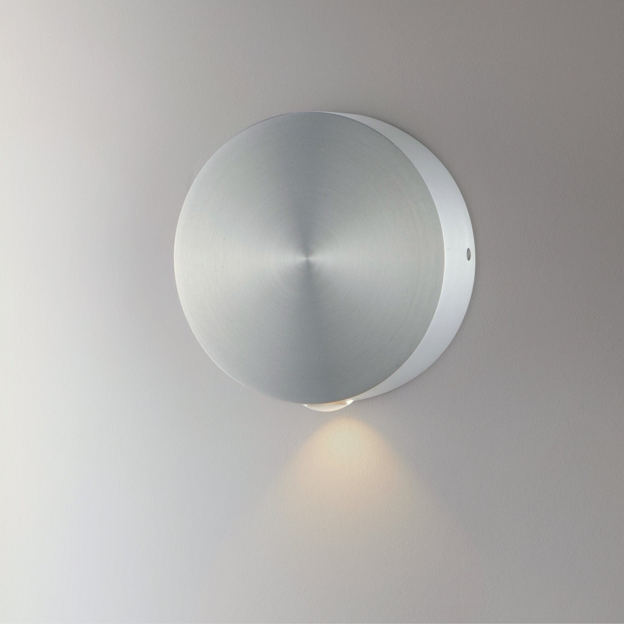 4.75 Inch Outdoor Wall Light – Satin Aluminum