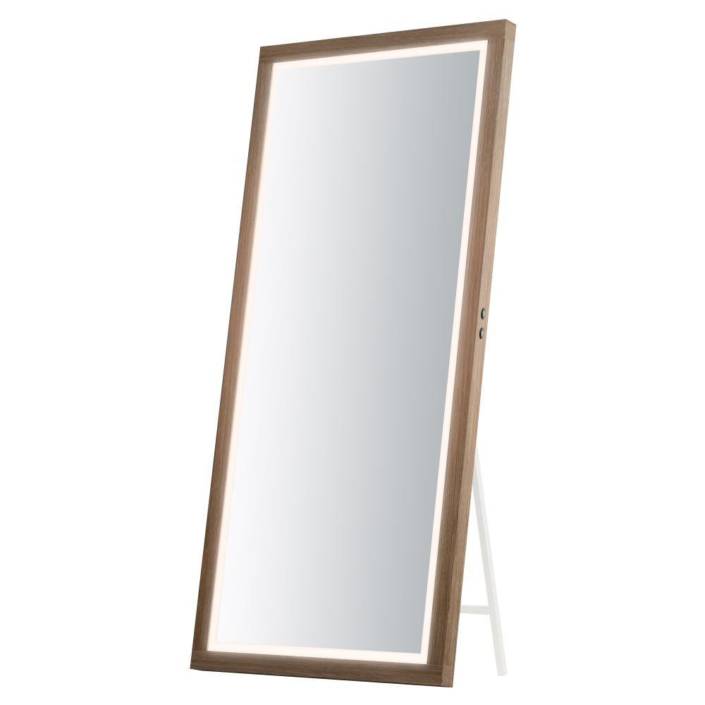 ET2 Lighting E42057-OK Sawyer 68"x32" Oak Framed LED Mirror