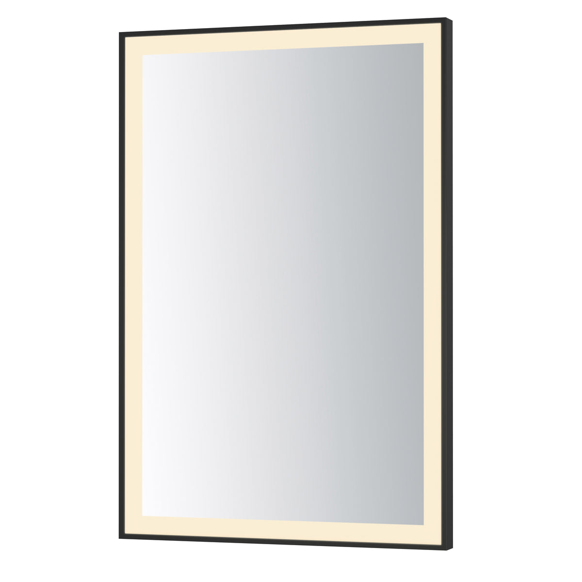 ET2 Lighting E42092-BK Framed 24x36 LED Mirror - 3CCT