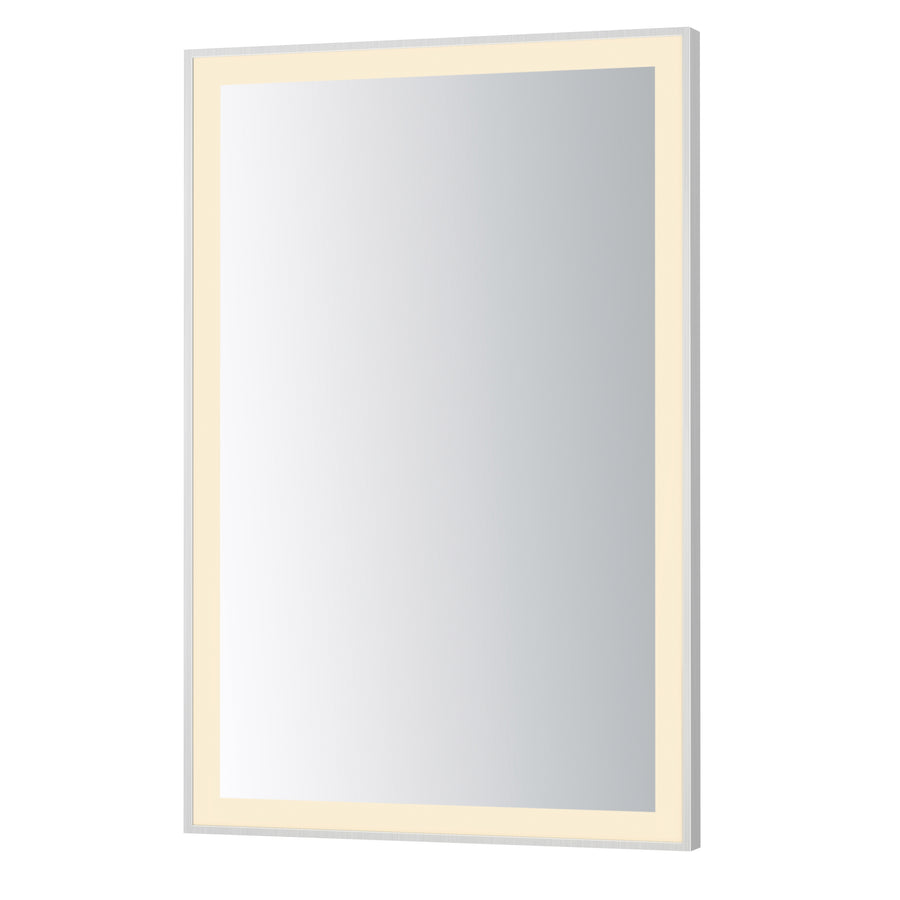ET2 Lighting E42092-SN Framed 24x36 LED Mirror - 3CCT