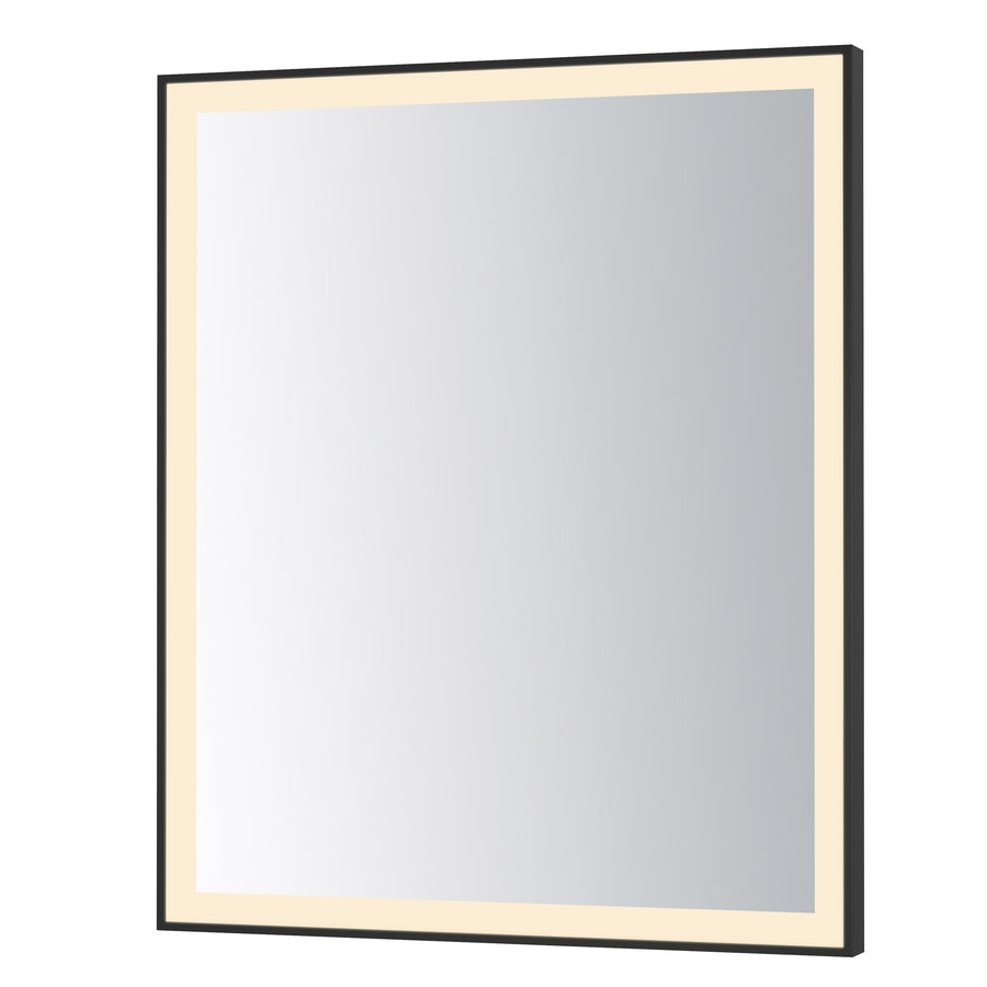 ET2 Lighting E42093-BK Framed 30x36 LED Mirror - 3CCT