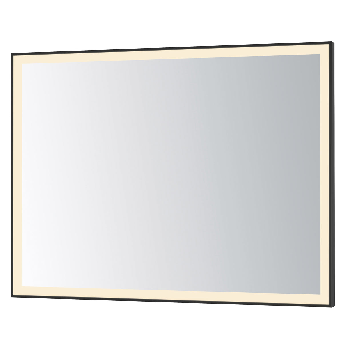 ET2 Lighting E42094-BK Framed 48x36 LED Mirror - 3CCT