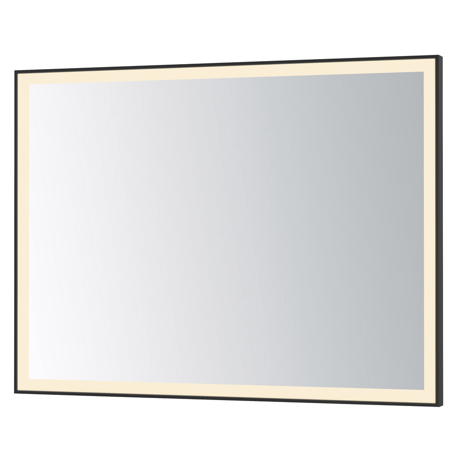 ET2 Lighting E42094-BK Framed 48x36 LED Mirror - 3CCT