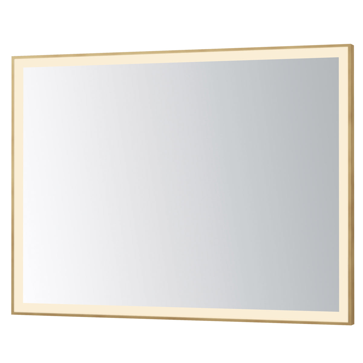ET2 Lighting E42094-GLD Framed 48x36 LED Mirror - 3CCT