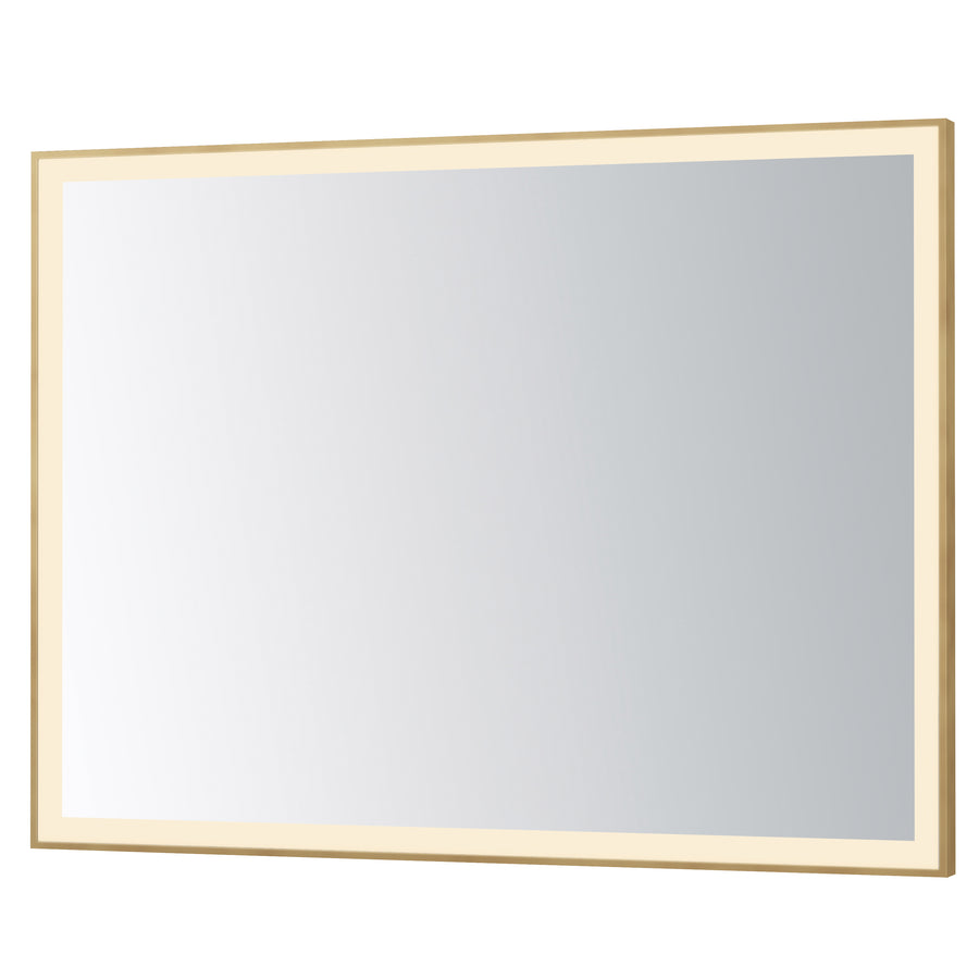 ET2 Lighting E42094-GLD Framed 48x36 LED Mirror - 3CCT