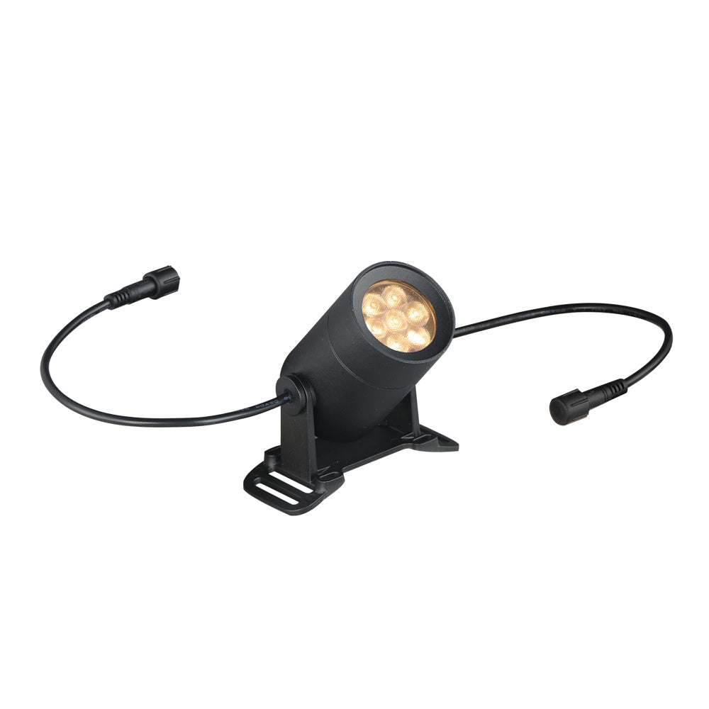 ET2 Lighting E42311-BK Tree Hugger Individual Spot Light w Colored Lenses