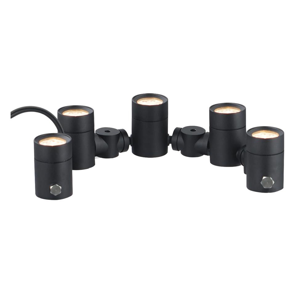 ET2 Lighting E42315-BK Tree Hugger 5-Light Tree Spot Light