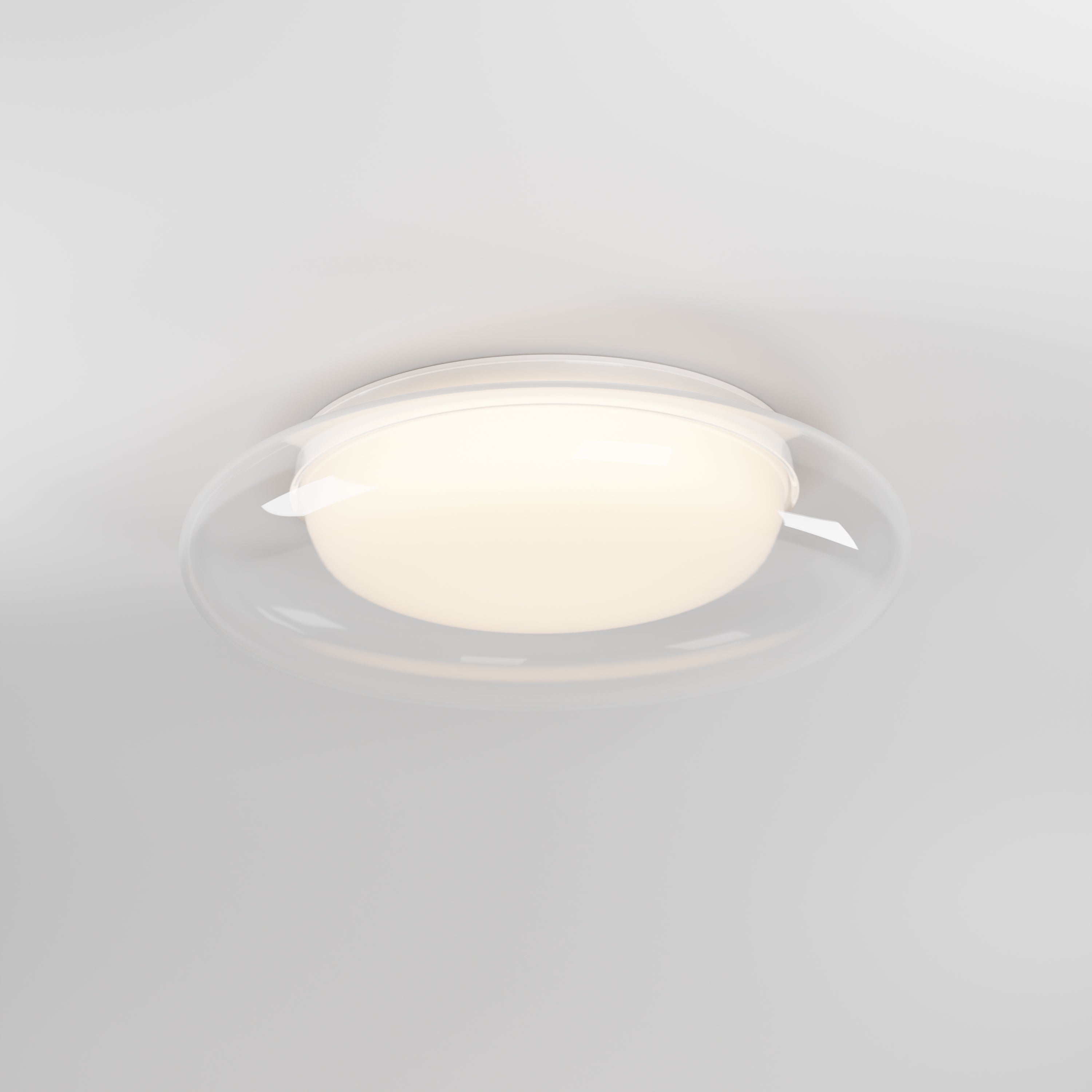 13.75 Inch Flush Mount – White