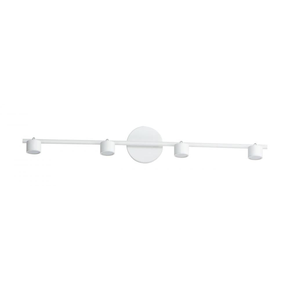 ET2 Lighting E52004-WT Taylor 4-Light Fixed Rail LED Track Light