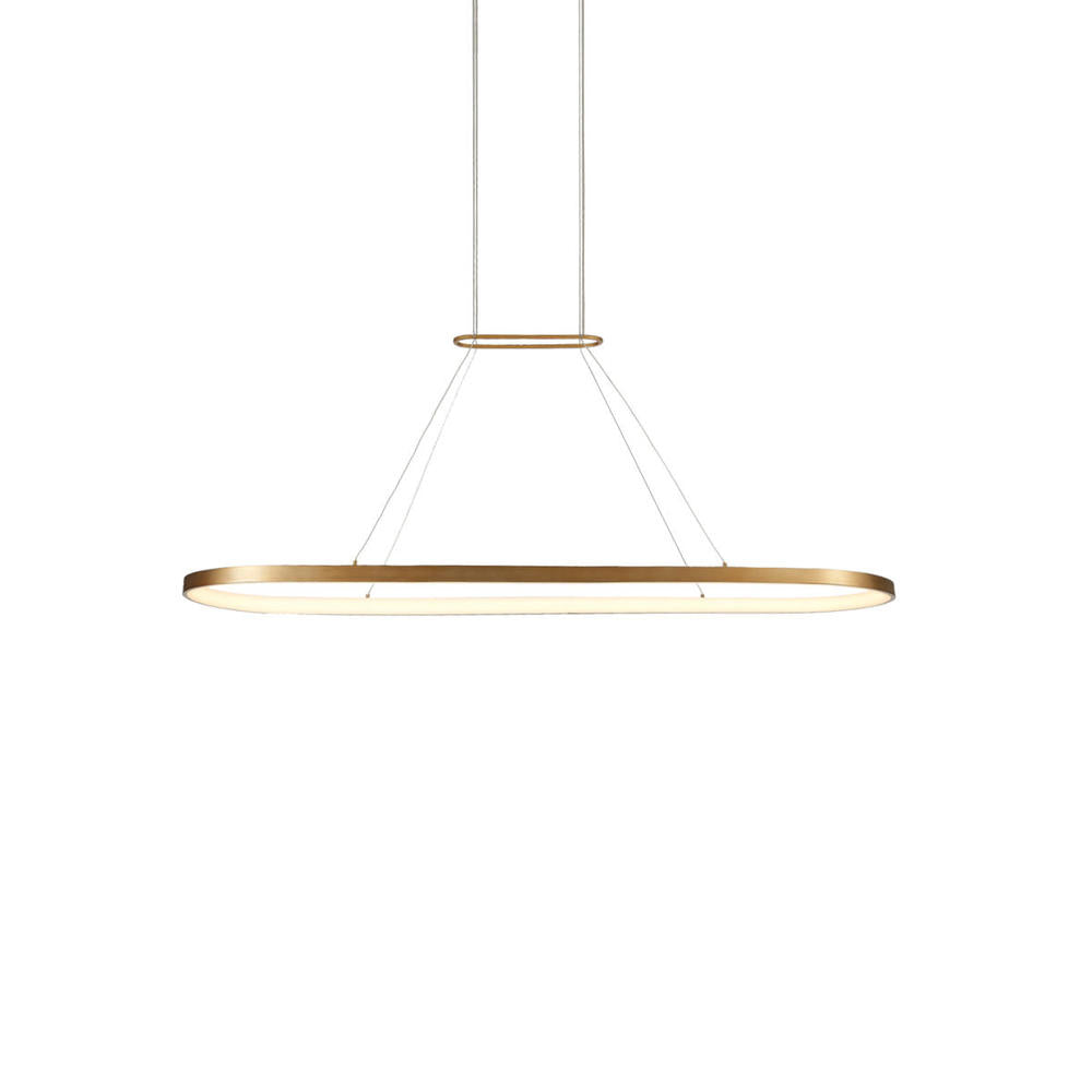 Kuzco Eerie PD19347-AN Pendant Light Fixture, UL Damp Rated, Antique Brass