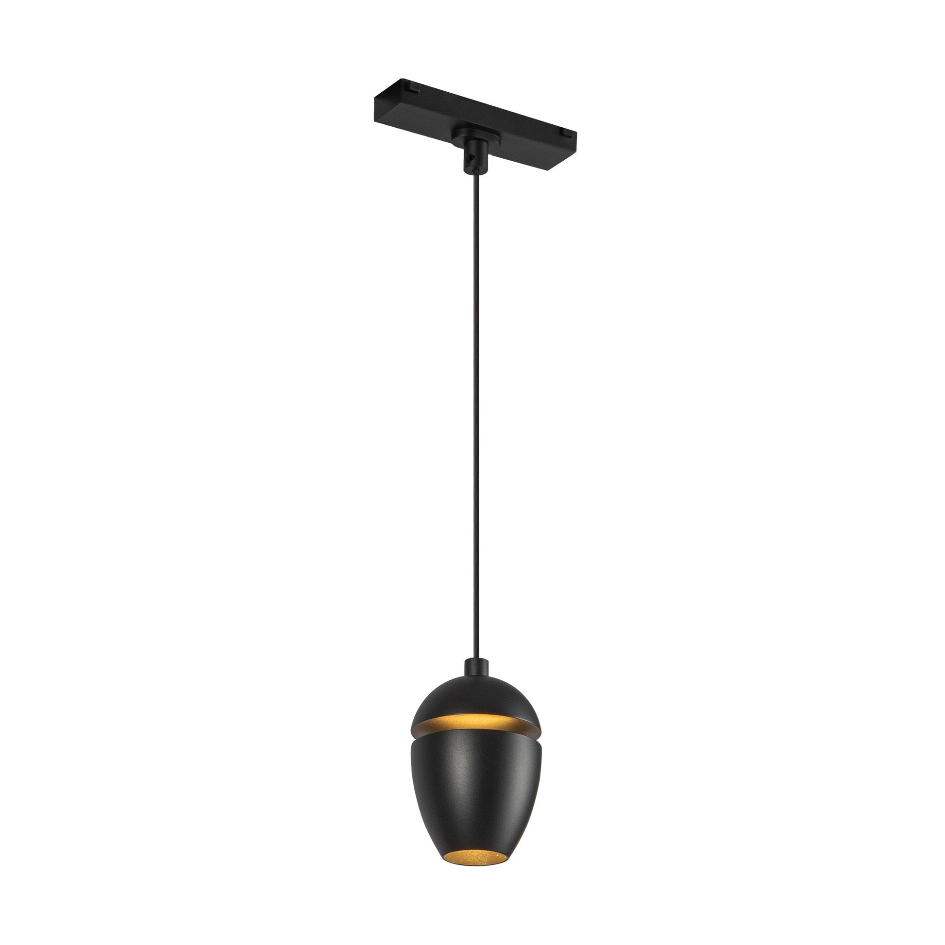 Kuzco Eloa 3-in TRP89703-BK-4K Pendant Light Fixture, UL Damp Rated, Black