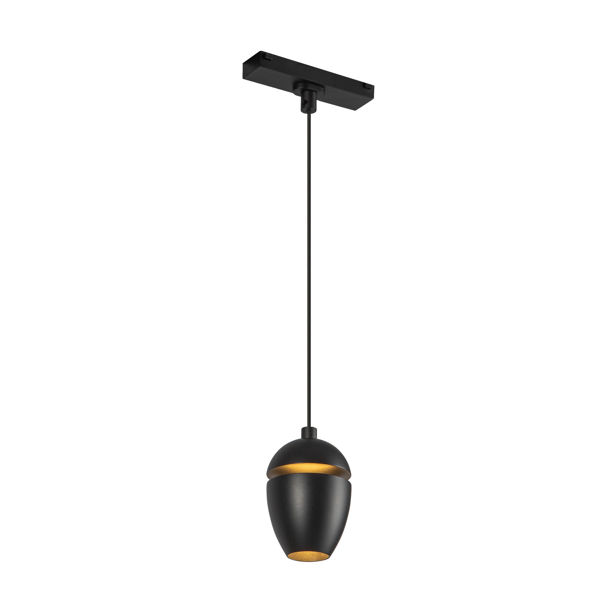 Kuzco Eloa 3-in TRP89703-BK-4K Pendant Light Fixture, UL Damp Rated, Black