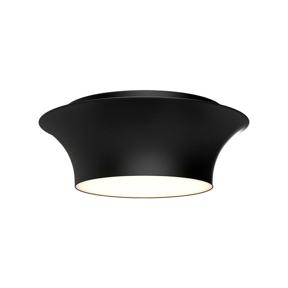 ALORA MOOD Lighting FM523013MB Flush Mount, 2 Lights, Matte Black