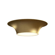 ALORA MOOD Lighting FM523016BG Flush Mount, 2 Lights, Brushed Gold