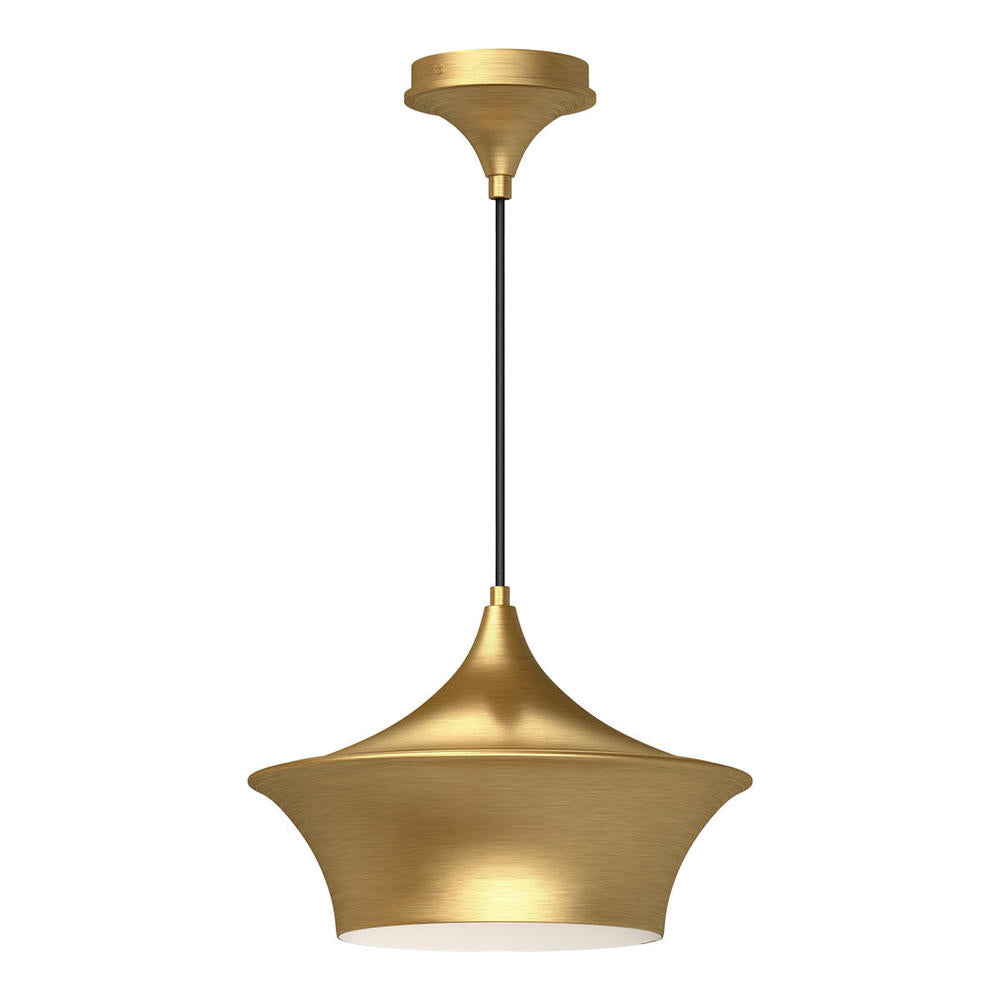 Alora Mood Lighting PD523013BG Pendant Light, 12-in, 60W, Brushed Gold
