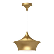 Alora Mood Lighting PD523013BG Pendant Light, 12-in, 60W, Brushed Gold