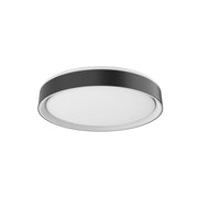 Kuzco Essex FM43916-BK/WH-5CCT Flush Mount, 30W, Black