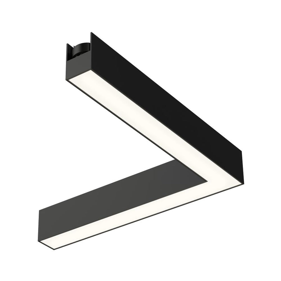 ET2 Lighting ETL29212-BK Continuum Track Light Corner 90