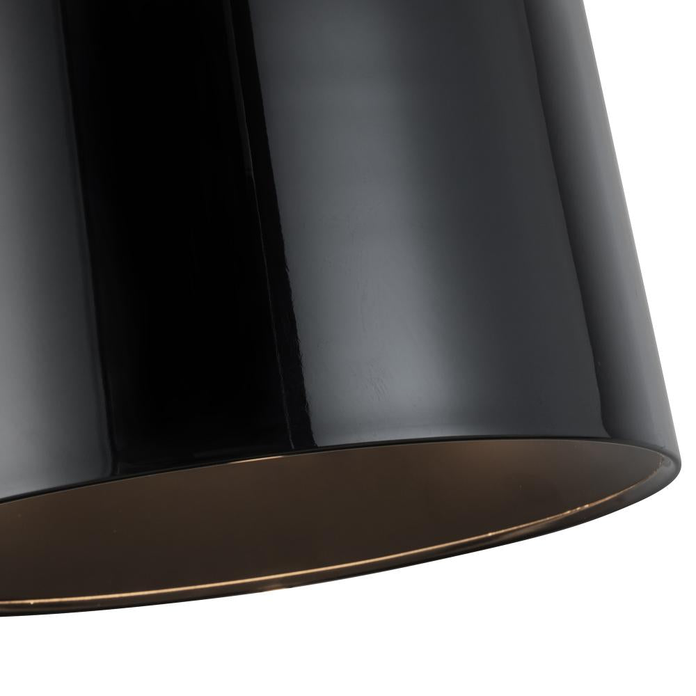 Kuzco Etta FM16520-JB-3WCCT-UNV Flush Mount, UL Listed, Jet Black