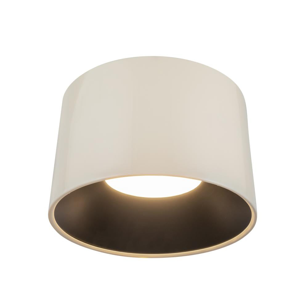 Kuzco Etta FM16520-PW-3WCCT-UNV Flush Mount, LED, Pearl White
