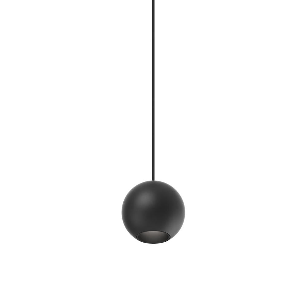 Kuzco Exo 2-in PD15302-BK Pendant Light Fixture, UL Damp Rated, Black