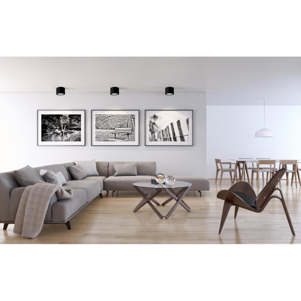 Kuzco Falco FM10605-BK-UNV Flush Mount, 15W LED, Black