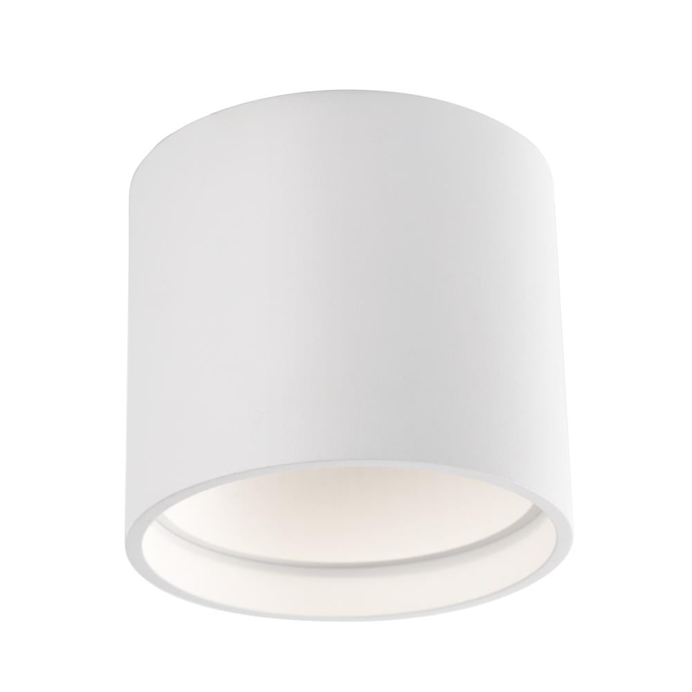 Kuzco Falco FM10605-WH-UNV Flush Mount Light Fixture, UL Damp Rated, White