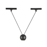 Kuzco Faria TRP27203-BK Double 3-in Track Pendant, Black