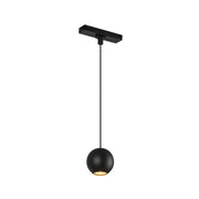 Kuzco Lighting TRP26903-BK-4K Faria 3-in Black Trilo Track Pendant, UL Adjustable, Black