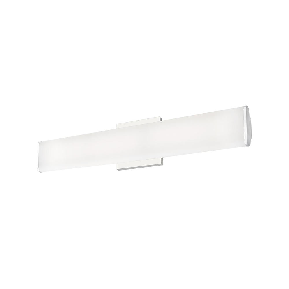 Kuzco Ferguson VL60224-CH LED Vanity Light Fixture, UL Damp Rated, Chrome