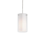 Kuzco 41311W Pendant Light Fixture, UL Damp Rated, Brushed Nickel