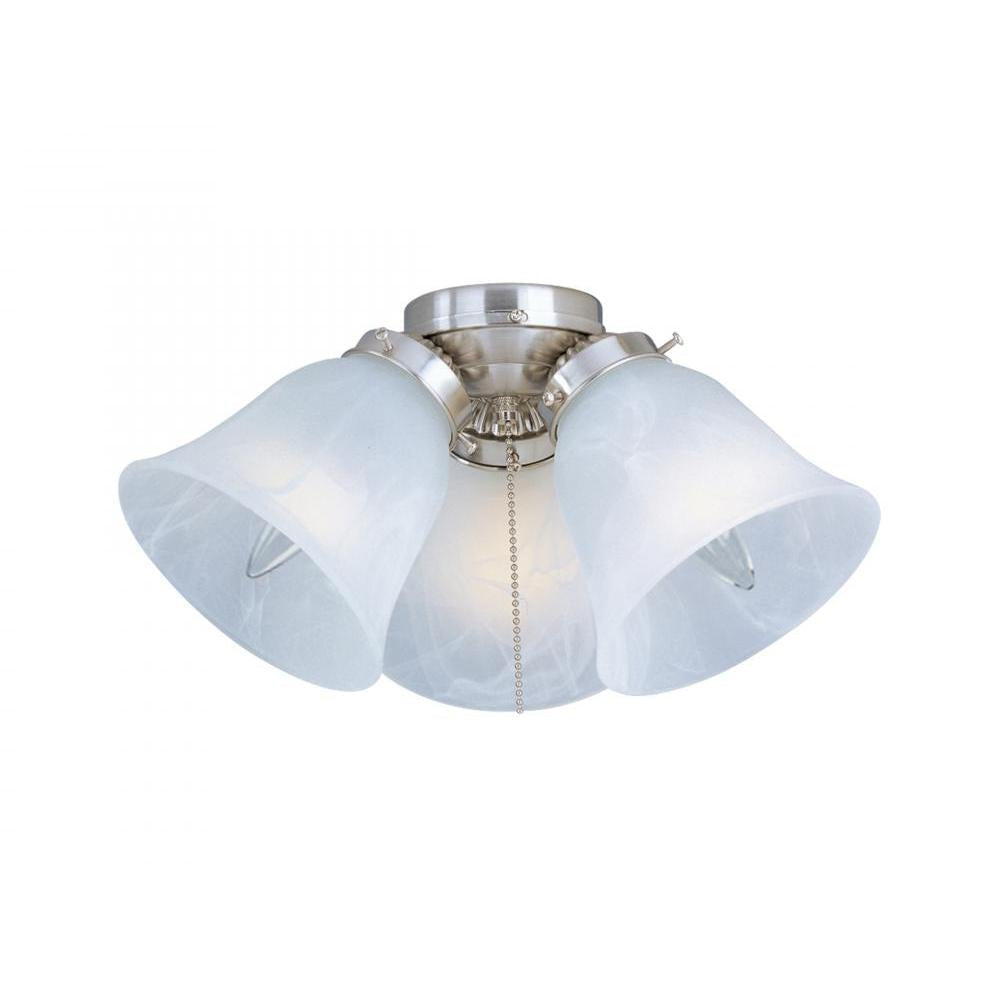 Maxim Lighting FKT207FTSN Ceiling 12 Inch Fan Light Kit – Satin Nickel