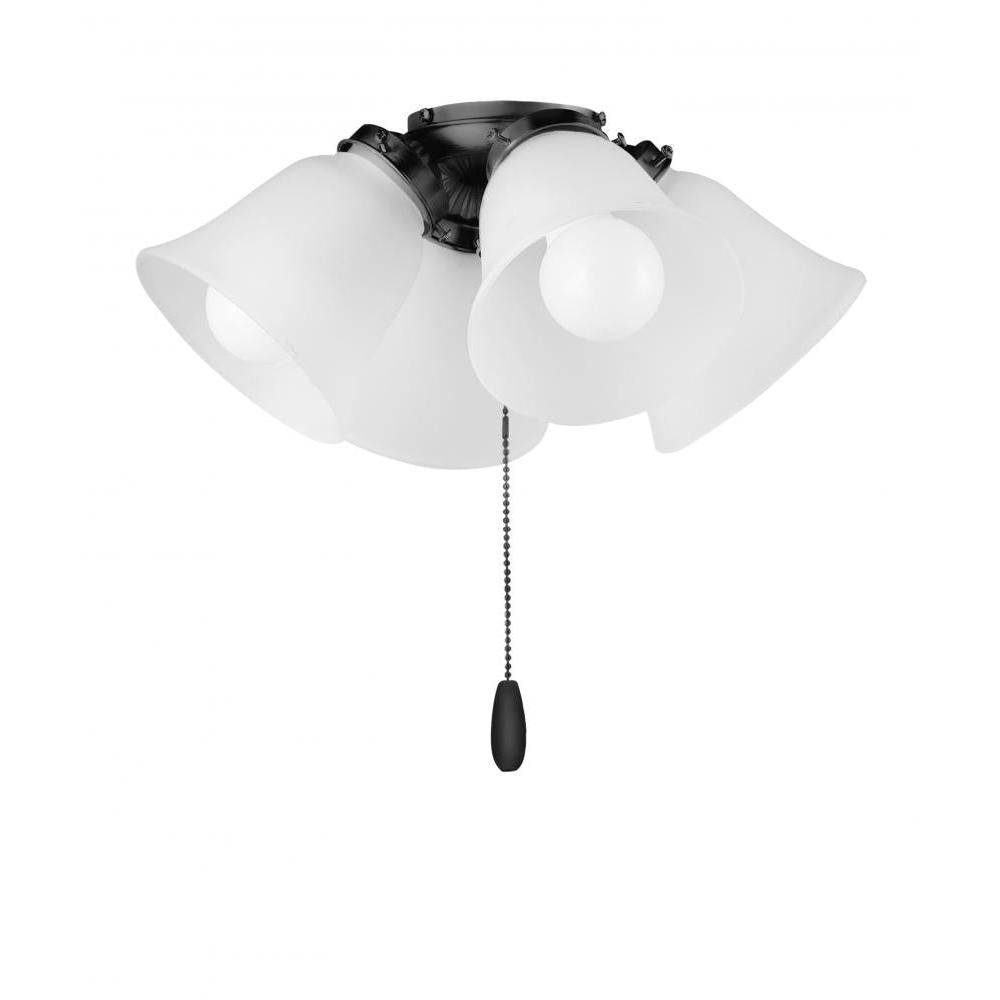 Maxim Lighting FKT210FTBK Fan Light Kits-Ceiling Fan Light Kit - Black