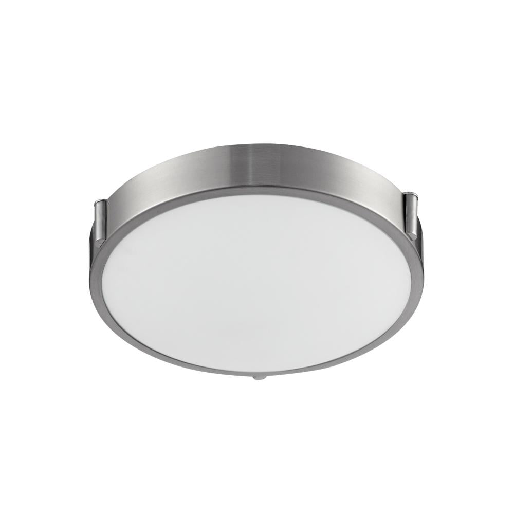Kuzco Lighting 501102-LED Flush Mount, LED, Brushed Nickel