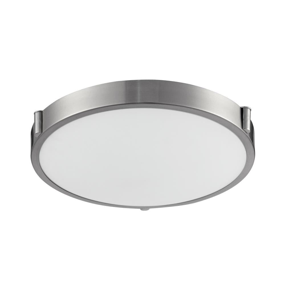 Kuzco 501112-LED-5CCT Flush Mount Fixture, LED, Brushed Nickel