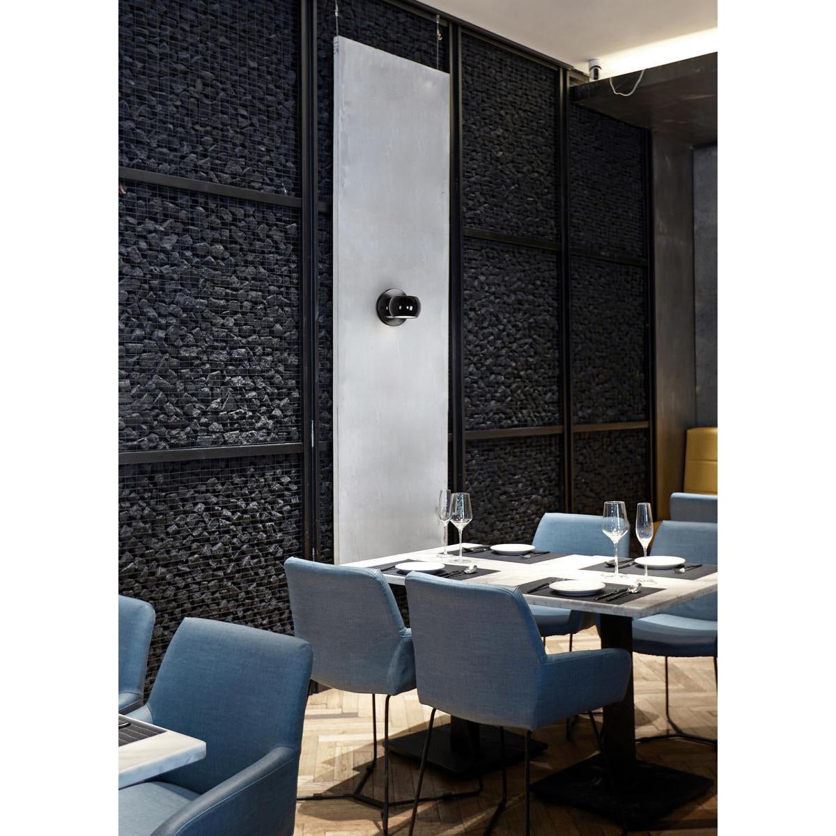 Kuzco Lighting WS46604-GBK Wall Sconce, LED, Gloss Black