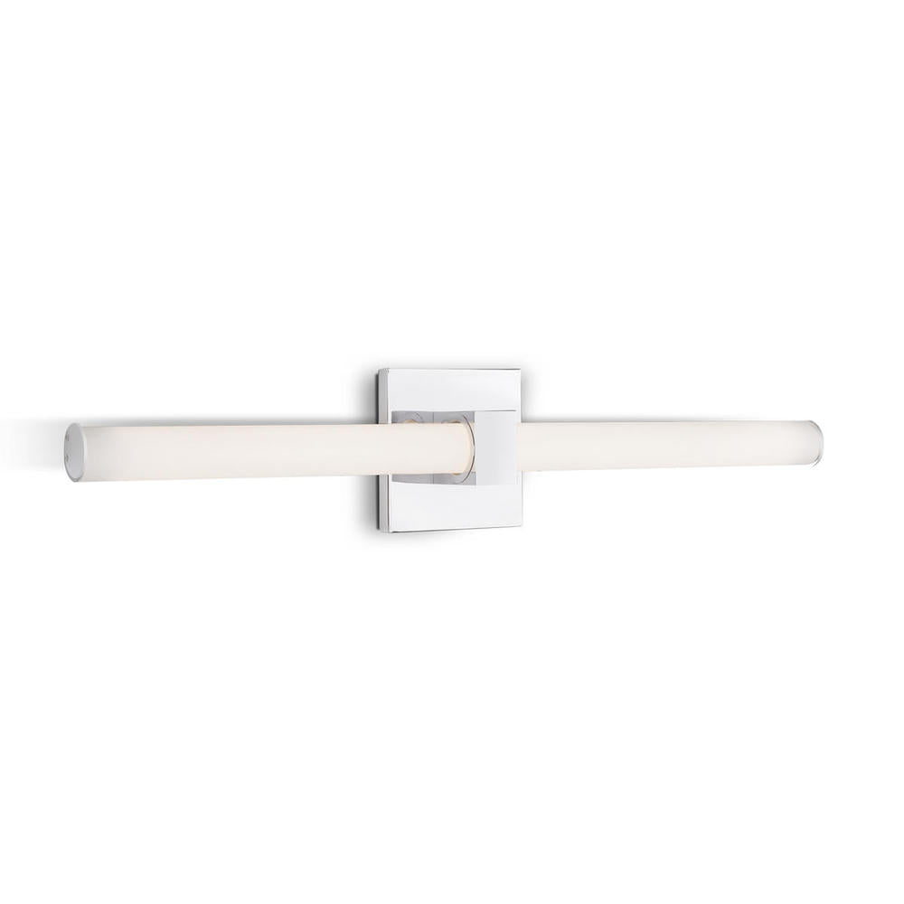 Kuzco Fresno VL17224-CH Vanity Light Fixture, UL Damp Rated, Chrome