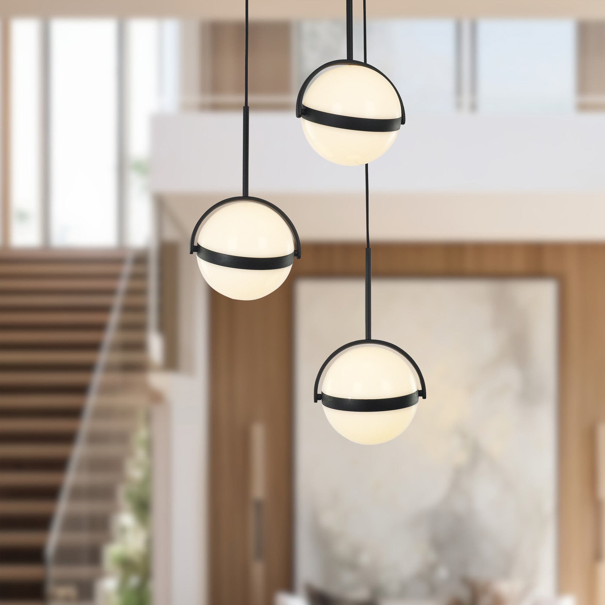 ALORA Lighting MP301003MB-UNV Multi Pendant, 32W Watt, Matte Black