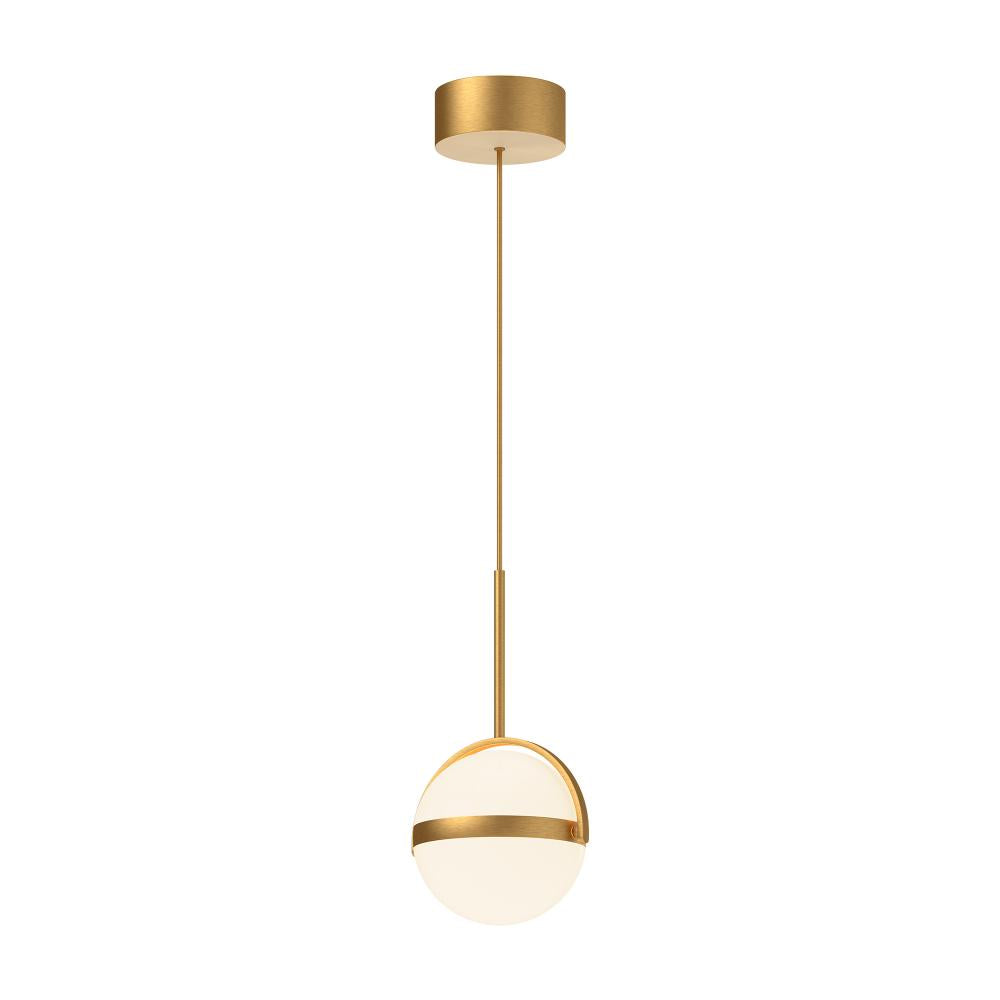 ALORA Lighting PD301001BG LED Pendant Light Fixture, 11W, Brushed Gold