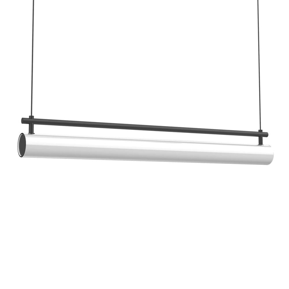 Kuzco Gramercy LP70130-BK LED Linear Pendant Light Fixture, UL Damp Rated, Black