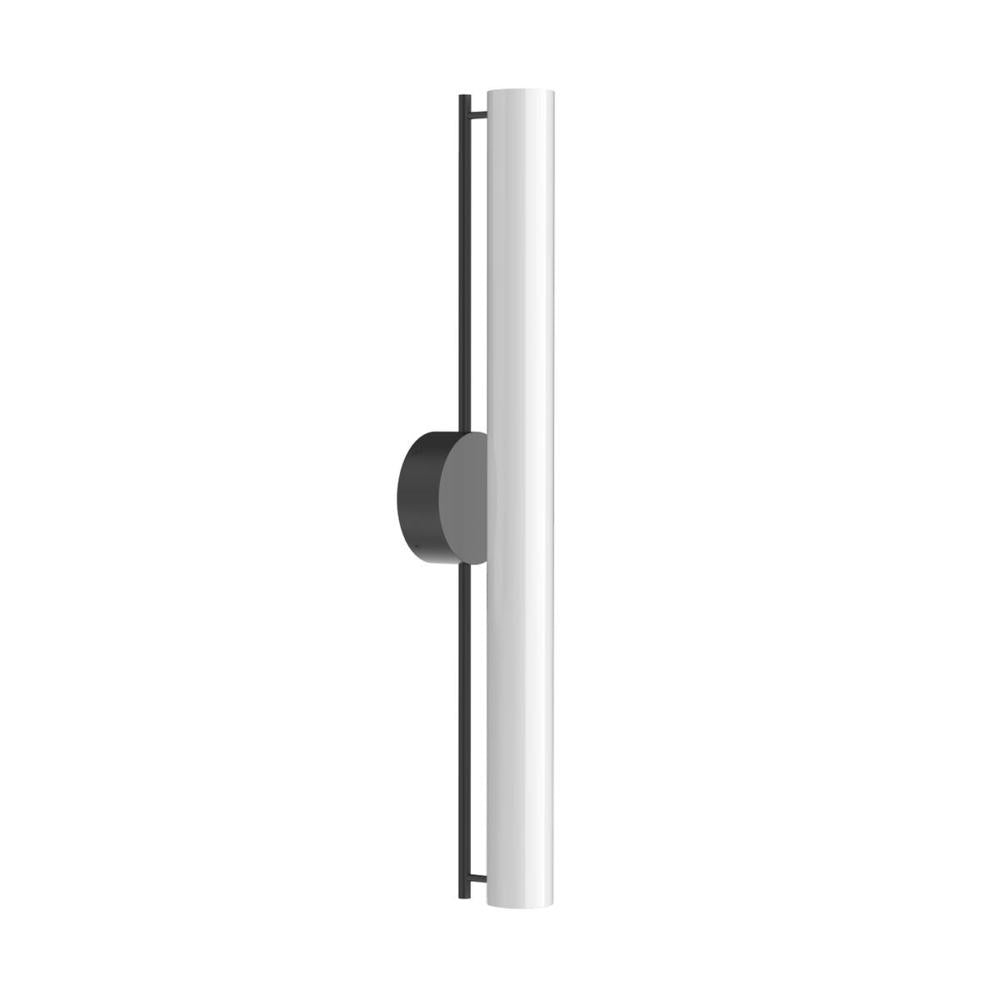 Kuzco Gramercy WS70130-BK Wall Sconce, UL Damp Rated, Black