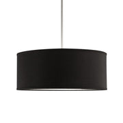 Kuzco 41083B Pendant, 20-in, 3 Lights, Round Drum Shape, Black