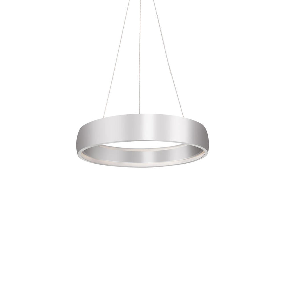 Kuzco Halo PD22723-BS Pendant, 62W, LED, Brushed Silver