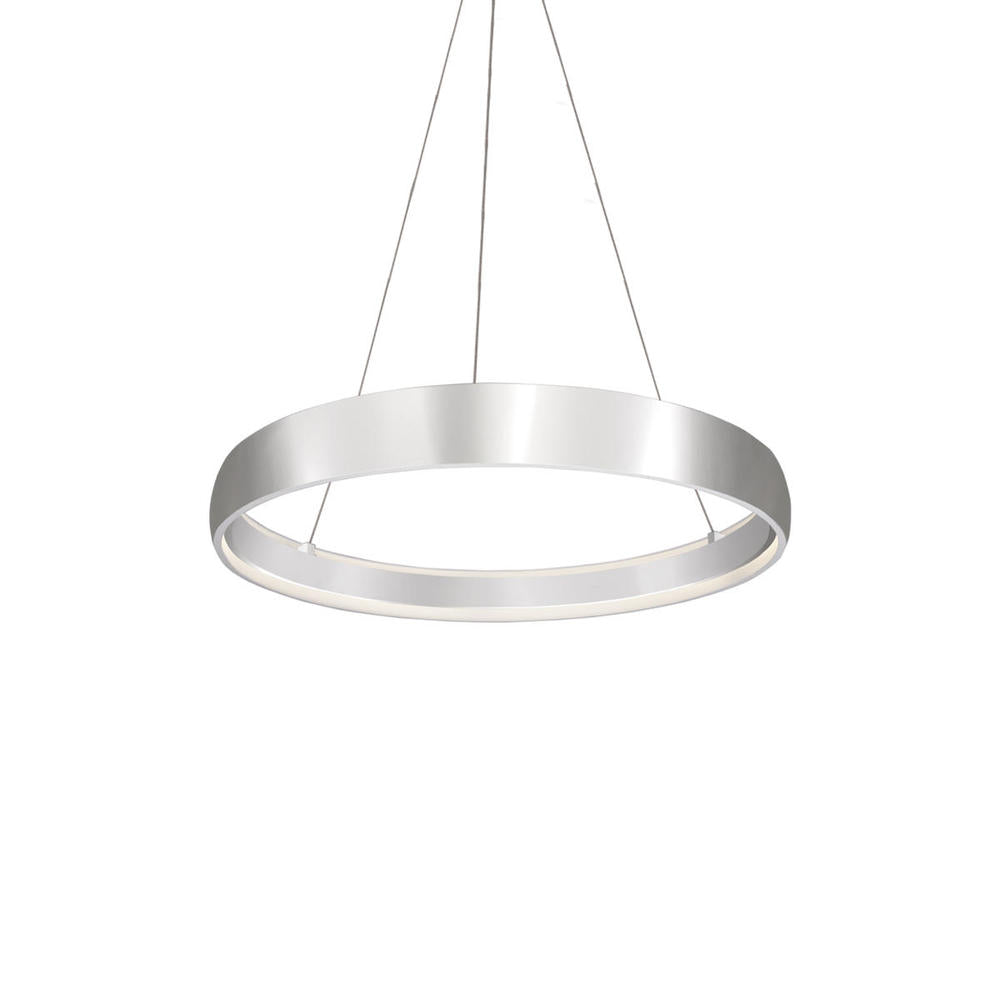 Kuzco Halo PD22735-BS Pendant, 35-in, LED, Brushed Silver